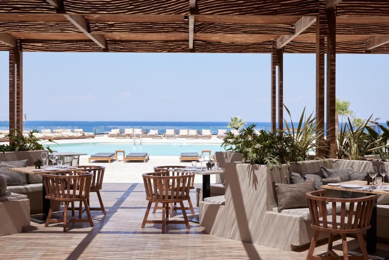 Elissa Adults-Only Lifestyle Beach Resort Kallithea  Luaran gambar The restaurant at the Mykonos Villa