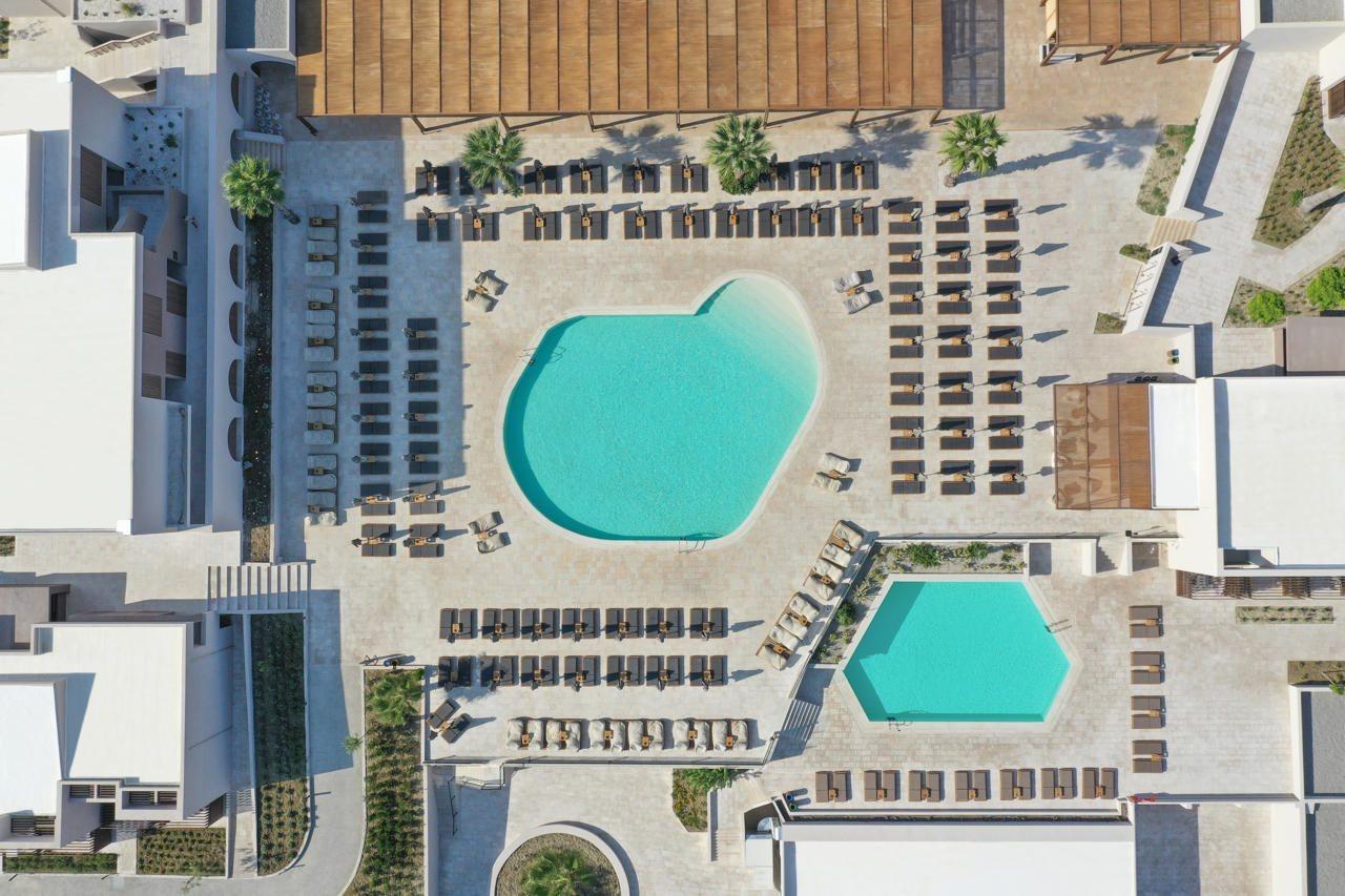 Elissa Adults-Only Lifestyle Beach Resort Kallithea  Luaran gambar Aerial view of the hotel